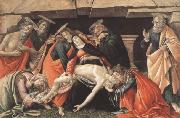 Sandro Botticelli Lament for Christ Dead,with St Jerome,St Paul and St Peter France oil painting artist